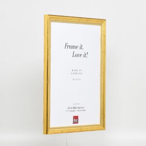 Efekt drewniana ramka na zdjęcia Profil 85 Gold 30,5x91,5 cm szkło akrylowe