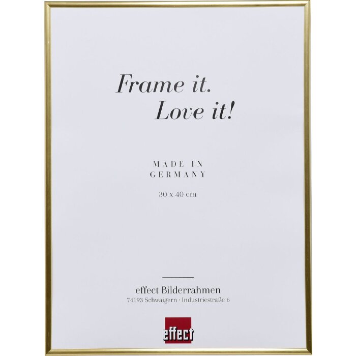 Art Effect Puzzle Frame Acrylic Glass Gold 33x66 cm Wiszące na ścianie