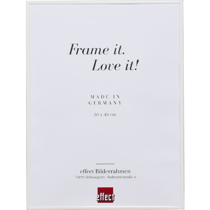 Art Effect Puzzle Frame Acrylic Glass White 48x64 cm Plastikowa ramka do powieszenia na ścianie