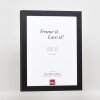 Efektowa drewniana ramka na zdjęcia Profil 55 czarna 60x60 cm szkło zwykłe + listwa dystansowa