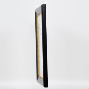 Lustro ścienne Effect Wood Profile 95 Black 40x50 cm Lustro