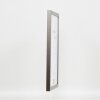 Effect Wall Mirror Wood Profile Top Cube Mirror platinum 30x40 cm