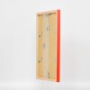 Effect Wall Mirror Wood Profile Top Cube Mirror red 40x50 cm