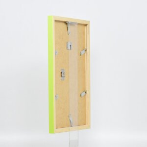 Effect Wall Mirror Wood Profile Top Cube Mirror green 40x50 cm