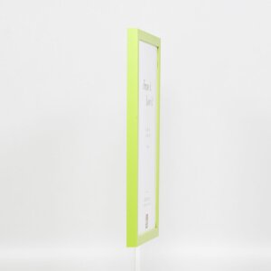 Effect Wall Mirror Wood Profile Top Cube Mirror green 40x50 cm