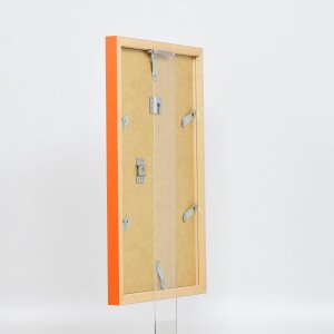 Effect Wall Mirror Wood Profile Top Cube Mirror orange 40x50 cm