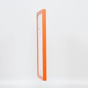 Effect Wall Mirror Wood Profile Top Cube Mirror orange 40x50 cm