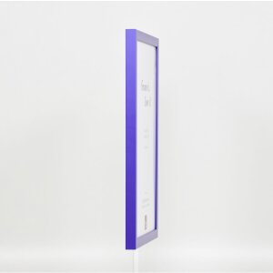 Effect Wall Mirror Wood Profile Top Cube Mirror Purple 40x50 cm