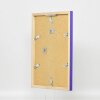 Effect Wall Mirror Wood Profile Top Cube Mirror Purple 40x50 cm