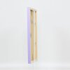 Effect Wall Mirror Wood Profile Top Cube Mirror Lilac 40x50 cm