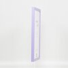 Effect Wall Mirror Wood Profile Top Cube Mirror Lilac 40x50 cm