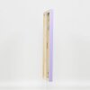 Effect Wall Mirror Wood Profile Top Cube Mirror Lilac 40x50 cm