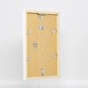 Effect Wall Mirror Wood Profile Top Cube Mirror White 40x60 cm