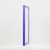 Effect Wall Mirror Wood Profile Top Cube Mirror Purple 40x60 cm