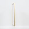 Effect Wall Mirror Wood Profile Top Cube Mirror gold 40x60 cm