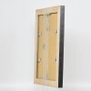 Efekt rama z litego drewna profil 28 złoty 25x30 cm szkło akrylowe jakość muzealna