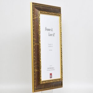 Effect Baroque Picture Frame Profile 31 brown 35x100 cm Acrylic Glass Museum Quality