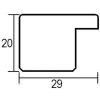 Effect Picture Frame 2310 czarna 30x45 cm szkło akrylowe jakość muzealna