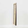 Effect Wooden Frame Top Cube 9x13 cm platynowe szkło akrylowe jakość muzealna