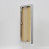 Ramka aluminiowa Effect Quadro 18x24 cm srebrna wysoki połysk ze szkłem muzealnym