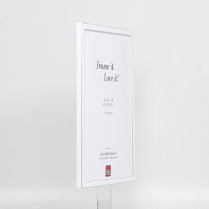 Effect Solid Wood Picture Frame Profile 39 white 35x50 cm Museum Glass