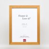 Efekt Drewniana ramka na zdjęcia Profil 52 w kolorze dębu 50x50 cm szkło muzealne