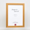Efekt drewniana ramka na zdjęcia Profil 52 w kolorze dębu 30,5x91,5 cm szkło muzealne