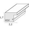 Deknudt Double Frame Plastikowa ramka S41VD1 srebrna 2 zdjęcia 10x15 cm