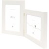 Deknudt Double Frame ramka plastikowa S41VF1 biała 2 zdjęcia 15x20 cm