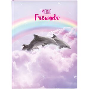 Goldbook Friends Book Dolphins 15x21 cm 88 ilustrowanych...