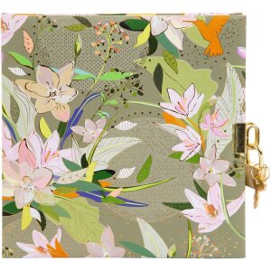 Goldbuch Diary Royal Lilly zielony 16,5x16,5 cm 96...