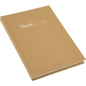 Notatnik Goldbook Note to Me Beige 15x22 cm 200 stron w kropki