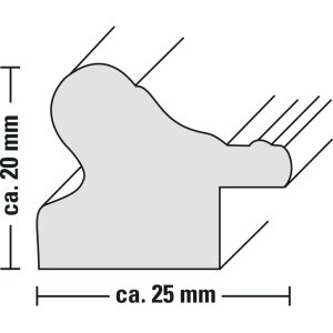 Ramka plastikowa Hama Vienna 10x15 cm srebrna