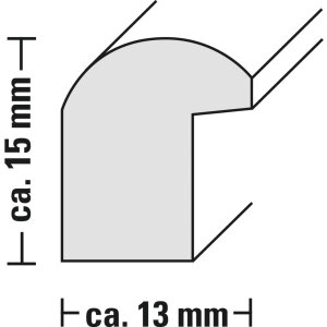 Hama Plastic Frame Swing 30x40 cm czarny