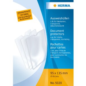 Etui na karty identyfikacyjne HERMA 5020 95x135 mm do...