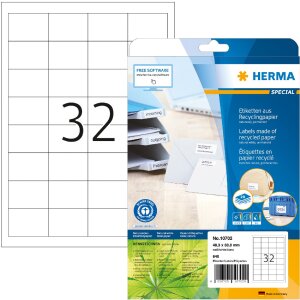 HERMA 10702 Etykiety z papieru makulaturowego A4...