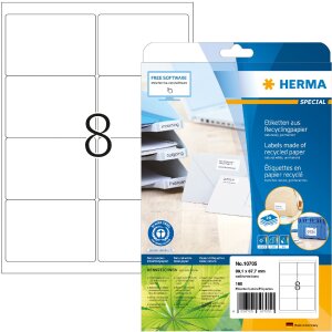 HERMA 10705 Etykiety z papieru makulaturowego A4...