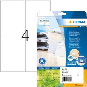 HERMA 10706 Etykiety z papieru makulaturowego A4...