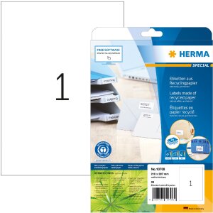 HERMA 10708 Etykiety z papieru makulaturowego A4...