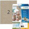 HERMA 10757 Etykiety Silphie papier A4 210x148mm naturalny brązowy trwałe 40 szt.