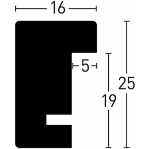 Nielsen Drewniana Ramka Zatrzaskowa Quadrum 50x50 cm biała nieprzezroczysta