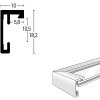 Nielsen Aluminiowa ramka na zdjęcia C2 struktura srebrny mat 21x29,7 cm szkło akrylowe