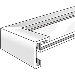 Nielsen Aluminiowa rama do zdjęć C2 struktura szary mat 29,7x42 cm szkło akrylowe