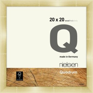 Nielsen Drewniana Ramka Zatrzaskowa Quadrum 20x20 cm złota