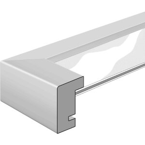 Nielsen drewniana ramka zatrzaskowa Quadrum 42x59,4 cm cementowo-szara