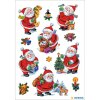 Etykiety dekoracyjne decor Christmas Funny Father Christmas 3 arkusze.