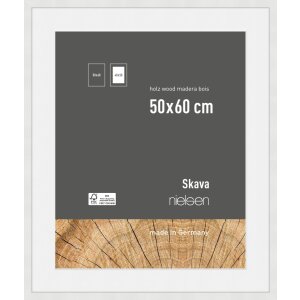 Drewniana ramka na zdjęcia Nielsen Skava White 50x60 cm z...