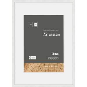 Nielsen Drewniana ramka na zdjęcia Skava biała 42x59,4 cm...