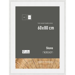 Drewniana ramka na zdjęcia Nielsen Skava White 60x80 cm z...