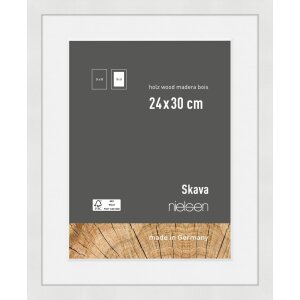 Drewniana ramka na zdjęcia Nielsen Skava White 24x30 cm z...